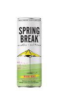Spring Break vodka seltzer can mint flavor